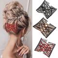 Magic Hair Combs Vintage Bead Stretchy Magic Clips Double Hair Clip Women Girls Hairpins Crystal Stretch Pearls Hair Accessories Hair Jewelry Hair Styling Decoration. 