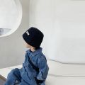 Korean Kids Bucket Hat Solid Color Baby Boys Girls Fisherman Cap Spring Summer Toddler Beach Panama Sun Hats. 