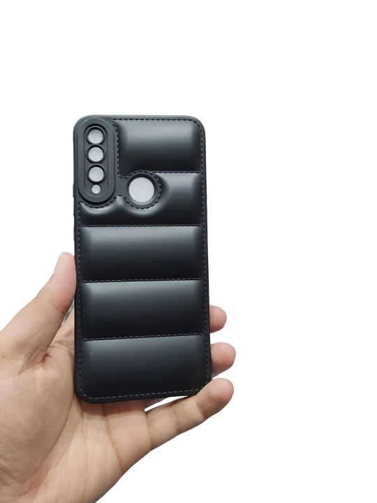 Huawei Y9 Prime 2019 Back Cover Soft Puffer Down Jacket Camera Protection Phone Case