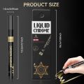 DIY Metallic Liquid Chrome Mirror Marker Pen 1MM Tip Waterproof Silver - Gold Pack of 1 Paint Pen Paint Craft Art Pen Tool  for Model Metal Glass Plastic Painting. 