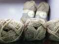 Nako vizon simli imported yarn balls x 5 made in turkey. 