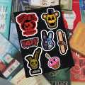25pcs FIVE NIGHTS AT FREDDY's sticker pack fnaf stickers gameplay gaming gamer freddy fazbear pizzeria horror game kids stickers. 