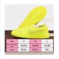 Non-Slip Silicone Rain Boot Shoe Cover Waterproof Reusable Foldable Overshoes Large Size 41 to 45. 