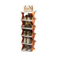 3,4,5 and 6 Layers Stackable Shoe Rack Easy-assembled Shoe Organizer and Storage Plastic Shoes Cabinets Space-Saving Closet Shoes Shelf. 