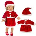 Chirstmas Clothes Dress Hat For 18 Inch American Boy Doll Accessory Girl Toy. 