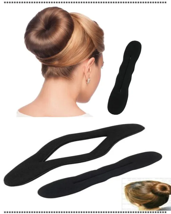 NEW%20Hair%20Bun%20Sponge%20Hair%20Bang%20Clip%20Hair%20Donut%20Bun%20Maker%20French%20Twist%20Roll%20Maker%20Sponge%20Tool%20-%20Image%202