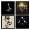 set of 4 DC famous characters picture frame superheroes  wall art frames. 