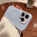 CrashStar MagSafe Silicone Soft Shockproof Phone Case For iPhone 15 14 Pro Max Plus 13 12 11 Pro Max Wireless Charging Phone Casing Solid Color Skin-friendly Anti-drop Protective Phone Cover Shell. 
