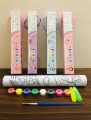 Drawing & Coloring Paper Roll/Easel for Kids with Free Paints & Paint Brush. 