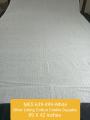 Sliver Tilla Lining-Cotton Crinkle Dupatta-Full Size-White Color-Dyeable-2.50 Gaz. 