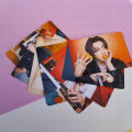 BTS Album Photocards Pack of 8 for Deco - Double side Album With Logo Large - Round Corner. 