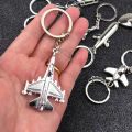 Creative Metal Aircraft Keychain Pendant For Men Women Aviation Enthusiast Gift Personalized Key Ring Backpack Decoration. 