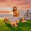 Gift Resin Cartoon Lion Figurines Brown Fairy Garden Miniature Lioness Statue Desktop Decoration Bonsai Ornament Mini Knickknacks. 
