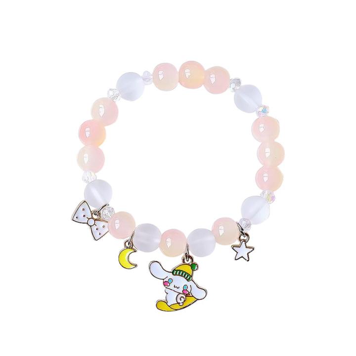 Korean Style Cute Crystal Cartoon Pendant Bracelet For Girls Women Fashion Jewellery Gift