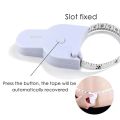 Body Measuring Automatic Telescopic Tape Measure,Perfect Body Tape Measure,Self-Body Measuring Ruler,Retractable Double Scales Rulers,Perfect Waist Tape Measure Sewing Ruler (1pcs). 