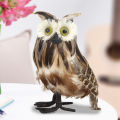 Owl Ornament No Odor Simulated Owl Animal Garden Sculpture Christmas Gifts. 