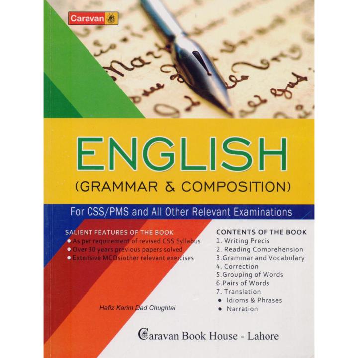 English Grammar & Composition for CSS,PMS By Caravan