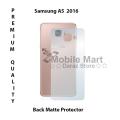 Samsung A5 2016 Back Matte Protector For Samsung A5 2016. 