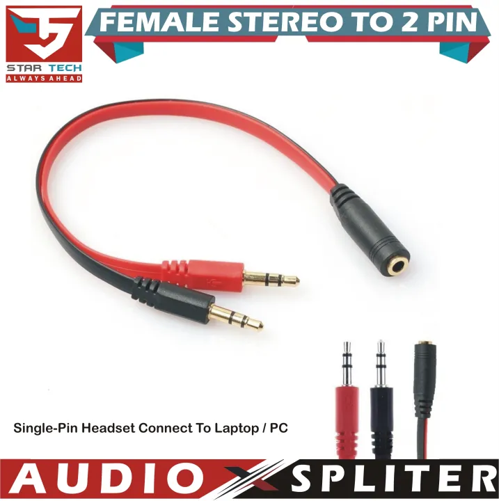 3.5mm%20AUX%20Headphone%20Y%20Splitter%20Cable%204-Pole%203.5mm%20AUX%20Female%20to%203-Pole%202x3.5mm%20Male%20Headset%20Mic%20&%20Stereo%20Audio%20Converter%20Cable%20for%20PC%20Computer%20-%20Image%203