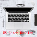 US Enter Russian Letter Silicone Keyboard Cover for Macbook air pro 13 15 17 imac keyboard A1466 retina Protector Sticker Film. 