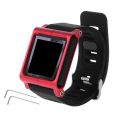Silicone Strap ＆ Metal Cover for Apple iPod Nano 6 6th Waterproof Bracelet Durable Smartwatch Case Smart Watch Accessory P0RC. 