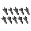 10pcs Shark Fin Diffuser Vortex Generator For Windshield Roof Spoiler Bumper. 