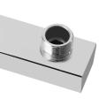 16 Inch Long Polished Stainless Steel Wall Mounted Shower Head Extension Showers Arm. 
