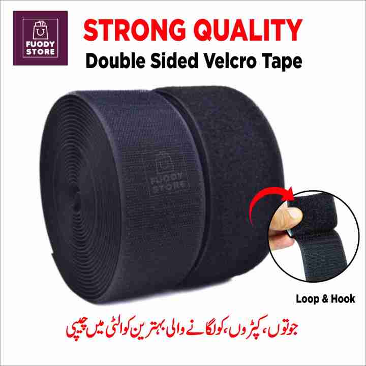 Strong Velcro tape, Magic tape for shoes , clothes . Double sided magic tape , Nylon Fabric chepi Velcro Hook and Loop, fine quality ,washable long life