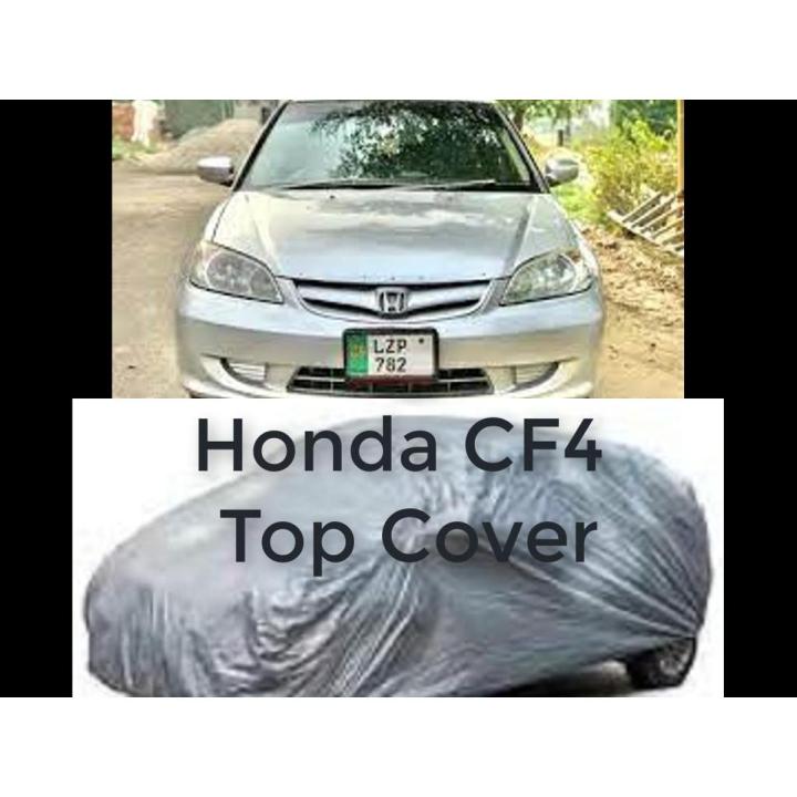Honda Civic CF4 Top Cover Parachute material with silver coating dust and water proof and sun UV rays protector