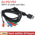 Component AV Cable for XBOX 360/ PS2 / PS3 / PS3 Slim, HD Multi Out Composite RCA Audio Video Cable for XBOX & Playstation Also Used in TV's. 