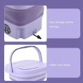 Electric Small Portable Washing Machine, Mini Washer 8L High Capacity with 3 Modes Deep Cleaning for Underwear, Baby Clothes, or Small Items, Foldable Washing Machine for Apartments, Camping, Travel Lightweight and Easy to Carry. 
