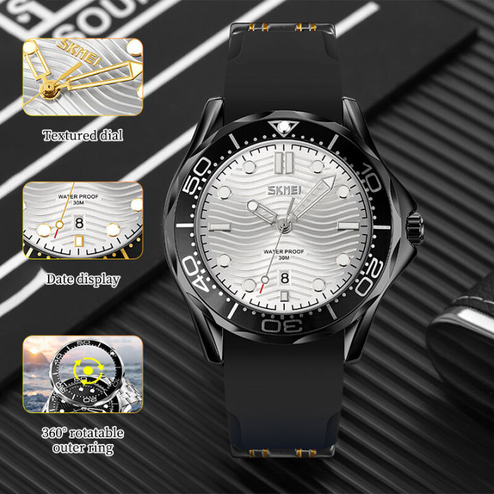 SKMEI Men Watch Fashion Waterproof Date Men Quartz Watch 9276