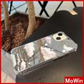 iPhone Case Acrylic Reflective Mirror Airbag Shockproof Protection Camera Clouds Stars Compatible with iPhone 11 iPhone 13 Pro Max iPhone 12 Pro Max iPhone 7 Plus iPhone xr. 
