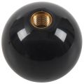 Universal Car Auto Black 8 Ball Gear Shift Shifter Knob W 8mm 10mm 12mm Adapter. 