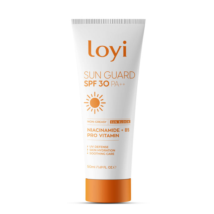 Loyi SPF 30 Sunblock 50ml | Broad Spectrum UV Protection, Lightweight, Non-Greasy Sunscreen for Daily Use