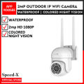 Yoosee SpeedX IP Camera Wifi Outdoor PTZ Ht-191 Dome Color Night Vision 2 Way Audio - Motion Detection CCTV Camera 2mp 1080p HD. 