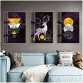 3 Pieces wall art wall decoration frame photo frames for wall picture frames wall decoration for room decoration items home decor items. 