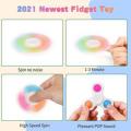 Pop It Fidget Spinner Sensory Simple Dimple Toy Relieve Stress. 