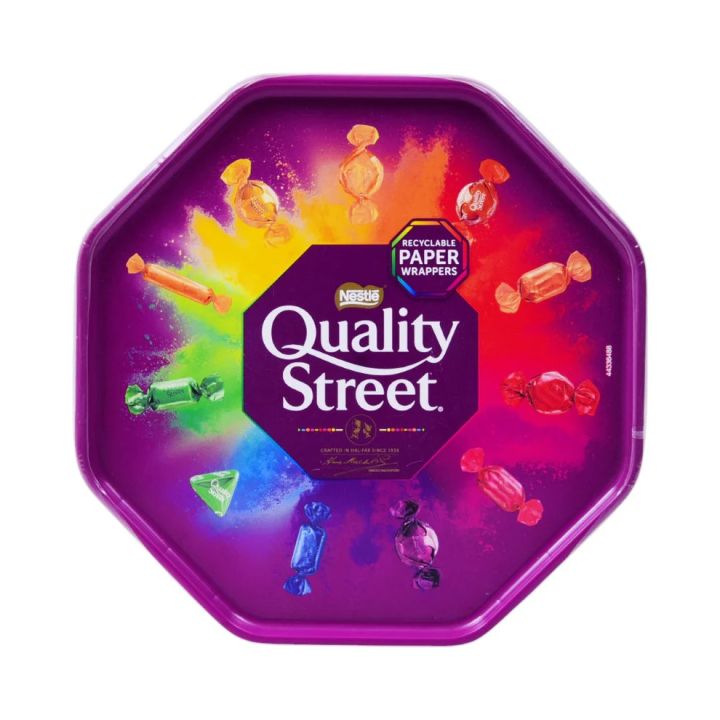 Nestlรฉ QUALITY STREET CHOCOLATE TUB 600 GM (๐ข๐ฆ๐ฉ๐จ๐ซ๐ญ๐๐ & ๐จ๐ซ๐ข๐ ๐ง๐๐ฅ) | Daraz.pk