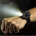Portable Wrist Light XPE Q5 R2 LED Wrist Watch Flashlight Torch Light USB Charging Wrist Model Tactical Rechargeable Flashlight. 