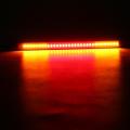Universal Motorcycle Rear Tail Brake Stop Turn Signal 48 LED SMD Light Strip. 