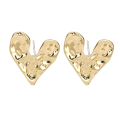 Creative Wild Irregular Love Earrings Simple Heart-shaped Earrings Jewelry Female. 