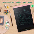 writing table for kids 12 inch | Multicolor Display LCD Drawing Writing Tablet for Kids | Erasable Colorful E-Writer Digital Memo Pad with Pen | baby tablets. 
