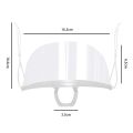 20/10pcs Transparent Sanitary Dust Protective Mask Plastic Open Face Guard Manicure Polishes Shield Beauty Tattoo Accessories. 