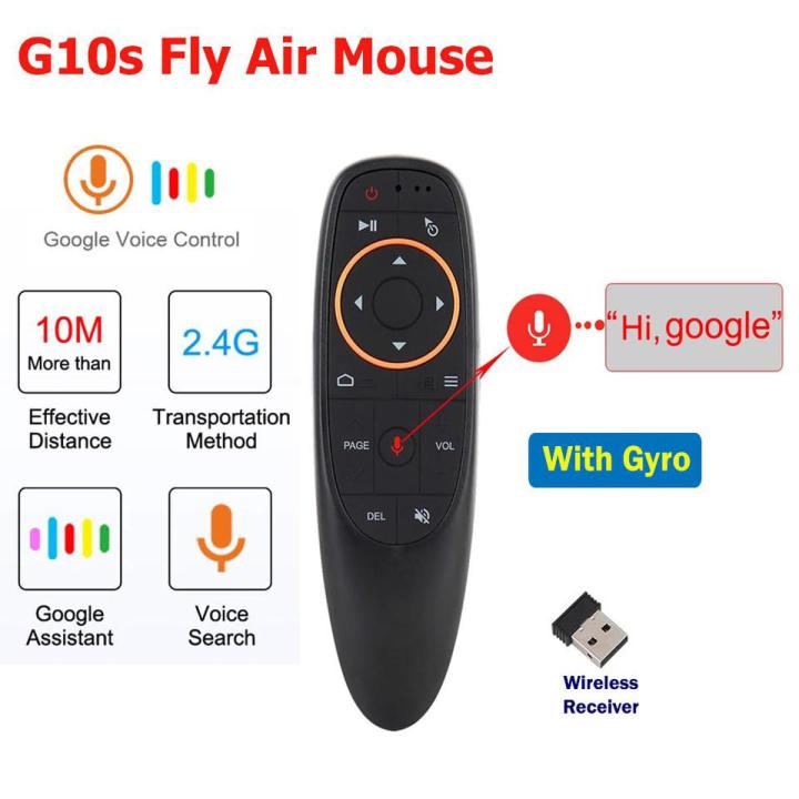 Latest AIR MOUSE G10S WITH VOICE CONTROL - Remote Control for Android and Smart Tv