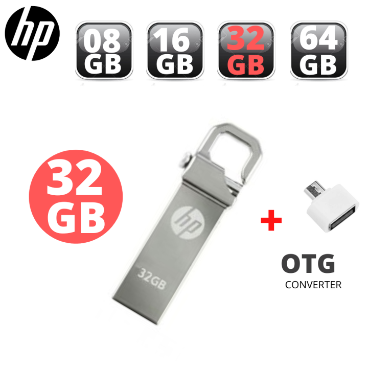 HP Flash Drive 08gb / 16gb / 32gb / 64GB USB High Speed 3.0/2.0 Flash Memory Stick USB Drive + FREE Micro OTG adapter (1 YEAR WARRANTY)