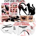 4 PCS Girls Makeup Tools Women Cat Line Pro Eye Makeup Tool Eyeliner Stencils Template Shaper Model for women girl Cat Eye Stencils for Perfect Cat Eyeliner and Smoky Eyes , Eye Stencils Health & Beauty / Makeup / Makeup Accessories / Makeup Brushes & Set. 