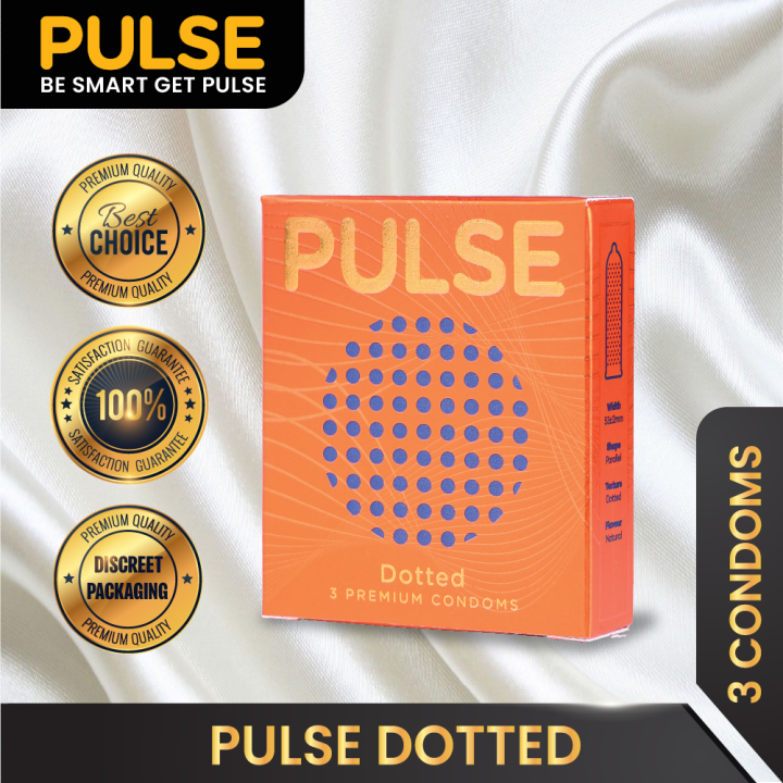 Condoms - Dotted By Pulse - 3 Condoms Pack