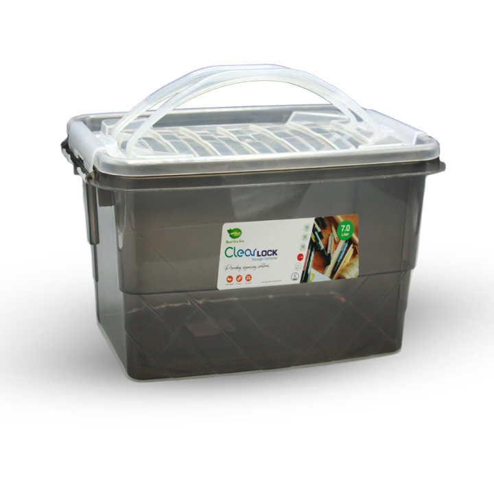Appollo Clear Lock Storage Box (M)