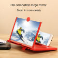 Screen Enlarger High Clearly Widely Compatible Acrylic 10/12 inch Simple Operation Video Amplifier Holder for Watching TV. 